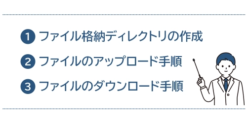 レンタルサーバーに対するファイル操作